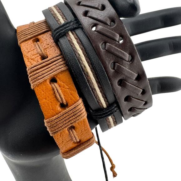 Rogue Wristbands: Triad of Leather Anarchy - Picture 1 of 3